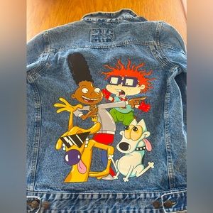 Nickelodeon x members only denim jacket featuring the “ rugrats “